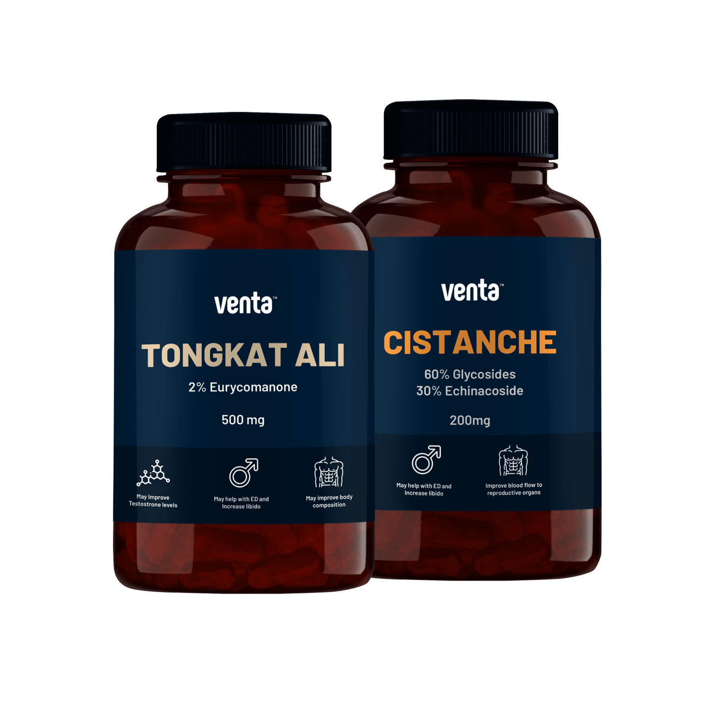 Tongkat Ali + Cistanche - Testo & Blood flow bundle - Venta